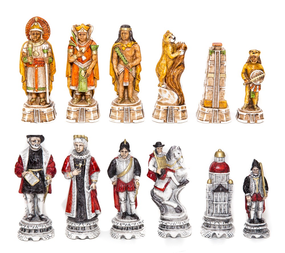 Incas and Spanish Chessmen Made in Italy