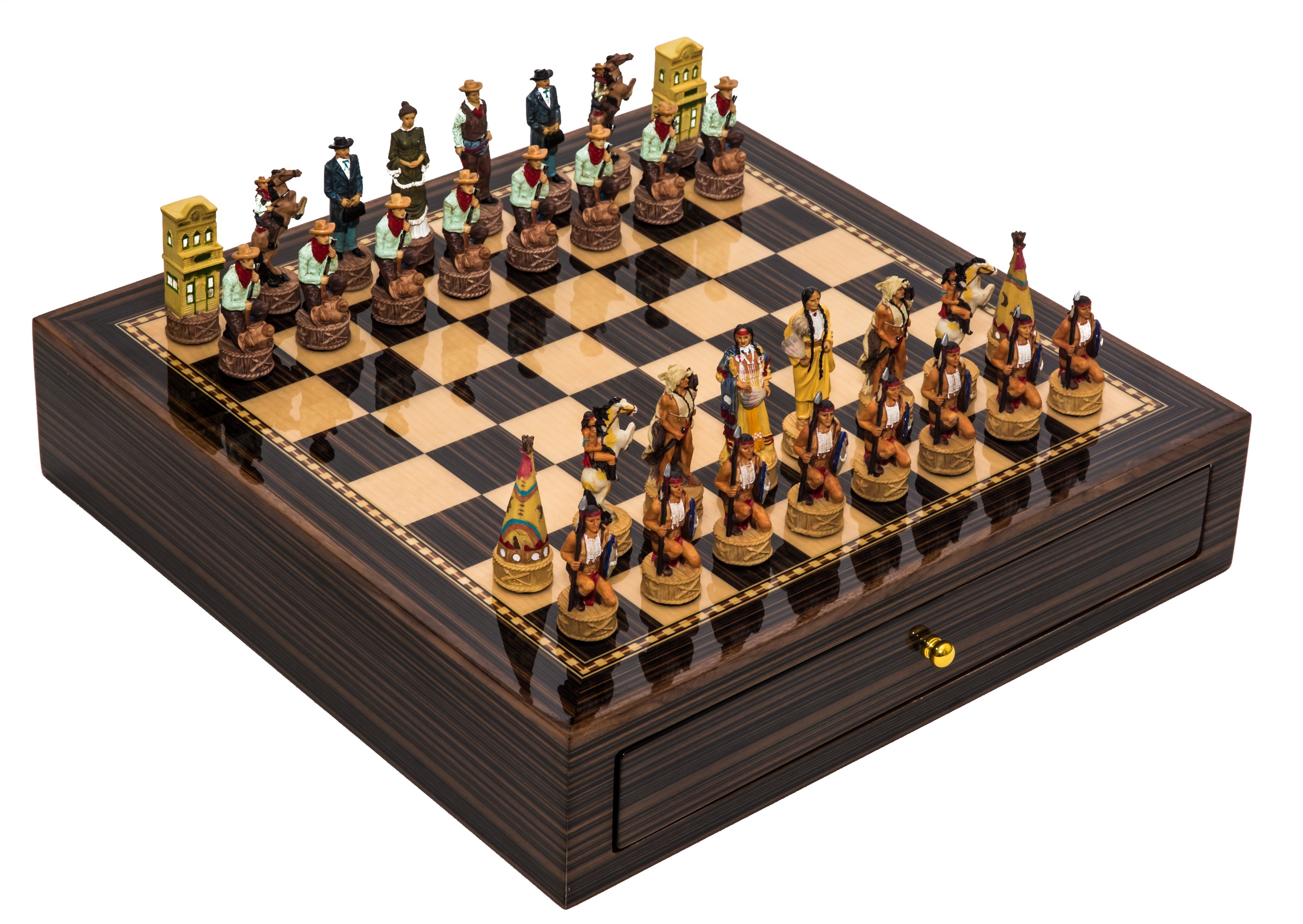 The American West & Deluxe Chess Board Case