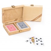 Michael 100% Plastic Washable Playing Cards In Case - Ivory