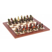 Robin Hood Chessmen & Champion Board