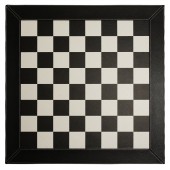  Leatherette Black & White Designer Chessboard