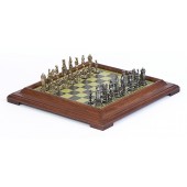 Gothic Chessmen & Classic Pedestal Board