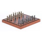 Gothic Chessmen & Cabinet Board