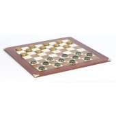 Giant Metal Checkers & Champion Board