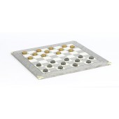 Metal Checkers & Superior Board