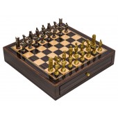 Hannibal Roman Chessmen & Chess Board and Storage